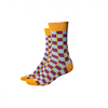 Socken grün Schachbrett Gr. 39-42