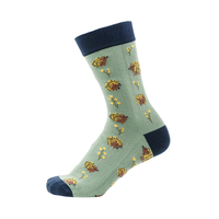 Socken Igel grün / blau Gr. 35-38