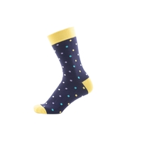 Socken Punkte blau Größe 43-46