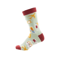 Socken Reise grün / rot Gr. 39-42