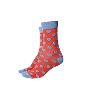 Socken rot Herzen Gr. 35-38