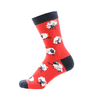 Socken Schaf rot / blau Gr. 39-42
