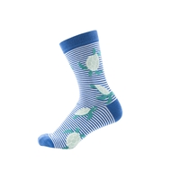 Socken Schildkröte blau / grün Gr. 35-38