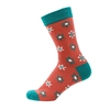 Socken Schnee rot Gr. 39-42