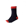 Socken schwarz rot Gr. 35-38