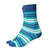 Socken Streifen blau / türkis,  Größe 35-38