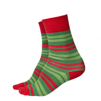 Socken Streifen grün,  Größe 39-42