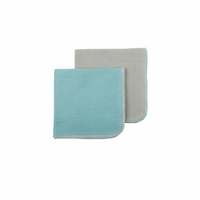 Spültücher 2er Set aqua / taupe