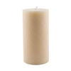 Stumpenkerze creme,  Ø 7, 5 cm,  marmoriert M