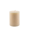 Stumpenkerze creme,  Ø 7, 5 cm,  marmoriert S