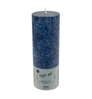 Stumpenkerze dunkelblau,  Ø 5, 3 cm,  L