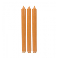 Tafelkerzen glatt S/3 orange