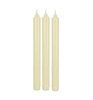 Tafelkerzen marmoriert creme 3er Set