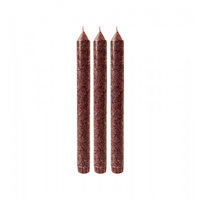 Tafelkerzen S/3 bordeaux