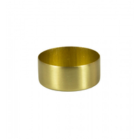 Teelichthalter Messing gold matt