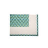 Tischdecke Bio Baumwolle grün / blau