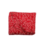 Tischdecke rot Ranken