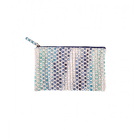 Täschchen Punkte blau / türkis