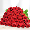 30 rote Rosen im Bund