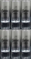 6 Cuervo Tequila Glas Stamper 5 cl
