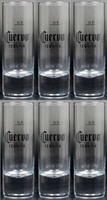 6 Cuervo Tequila Glas Stamper 5 cl