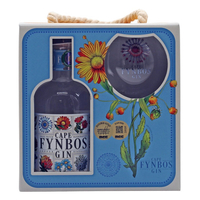 Cape Fynbos Gin Geschenkset mit Glas 0, 5 L 45% vol
