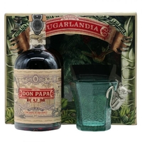 Don Papa Rum Geschenkset mit Glas 0, 7 L 40% vol