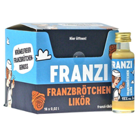 Franzi Franzbrötchen Likör Miniflaschen 16 x 0, 02 L 15% vol
