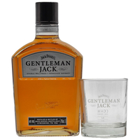 Gentleman Jack Geschenkset mit Whisky Tumbler 0, 7 L 40% vol