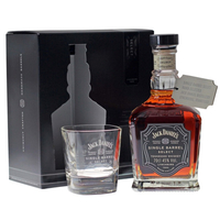 Jack Daniels Single Barrel Geschenkset mit 1 Glas 0, 7 L 45% vol