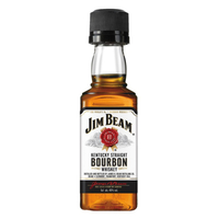 Jim Beam Bourbon White Label Miniflasche 0, 05 L 40% vol