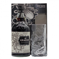 Kraken Black Spiced Geschenkset mit Glas 0, 7 L 40% vol