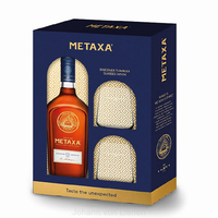 Metaxa 12 Sterne Geschenkverpackung mit 2 Gläsern 0, 7 L 40% vol