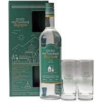 Ouzo Dimino mit 2 Shotgläsern 0, 7 L 40% vol