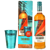Takamaka Dark Spiced Geschenkset mit Beach Cup 0, 7 L 38% vol