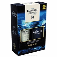 Talisker 10 Jahre in Geschenkpackung mit Flachmann 0, 7 L 45, 8%vol