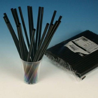 Trinkhalme Shake schwarz 135erx25 cm x 0, 08