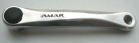 Amar linke Kurbel 170 mm,  silber