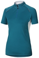 Apura Damen Trikot Aurore,  petrol/weiß,  petrol/weiß,  L