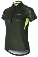 Apura Damen Trikot Stroll 2.0,  khaki/lime,  khaki/lime,  M