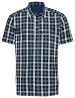 Apura Herren Hemd Idia,  black/turquoise,  black/turquoise,  L