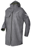 Apura Unisex Parka District,  grau/grün,  grau/grün,  L