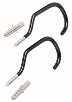 Asista Fahrradhaken m. Gewinde,  schwarz