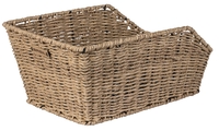 Basil Hinterrad-Korb Cento Rattan Look natur grau