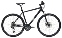 BULLS Cross Flyer,  30 Gang Kettenschaltung,  Herrenfahrrad,  Cross,  Modell 2019,  28 Zoll,  schwarz matt,  schwarz matt,  58 cm