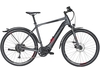 BULLS Cross Flyer Evo (400 Wh),  9 Gang Kettenschaltung,  Herrenfahrrad,  Diamant,  Modell 2020,  28 Zoll,  grey matt,  grey matt,  45 cm