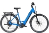 BULLS Cross Rider EVO 2 (400 Wh),  12 Gang Kettenschaltung,  Damenfahrrad,  Tiefeinsteiger,  Modell 2020,  28 Zoll,  anodized blue,  anodized blue,  55 cm