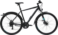 BULLS Crossbike Street,  24 Gang Kettenschaltung,  Herrenfahrrad,  Cross,  Modell 2020,  28 Zoll,  black matt,  black matt,  48 cm
