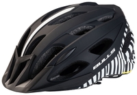 BULLS Damen Helm CREEK,  schwarz matt/ zebra,  schwarz matt/ zebra,  54-58 cm