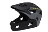 BULLS Fahrradhelm Comox FF Youth,  black/grey,  black/grey,  50-55cm